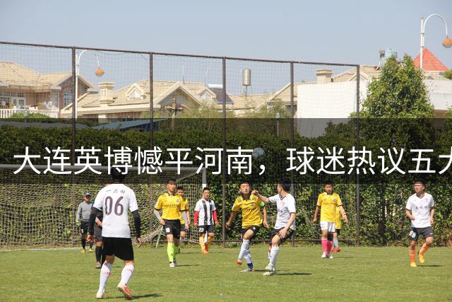 大连英博憾平河南，球迷热议五大争议焦点